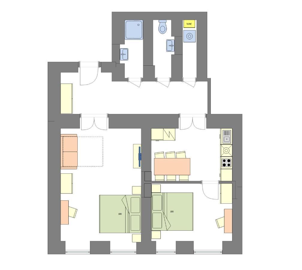 Modern And Spacious Apartments In City Center Praha Eksteriør bilde